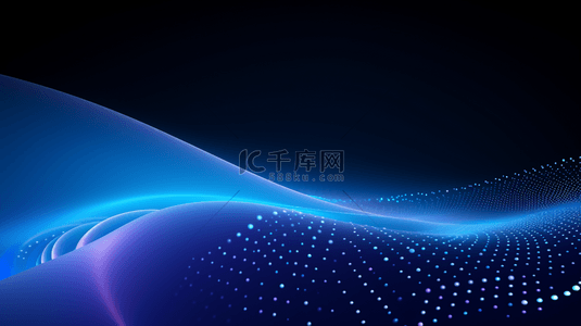 互联网科技背景图片_蓝色光波科技流线线条底纹背景