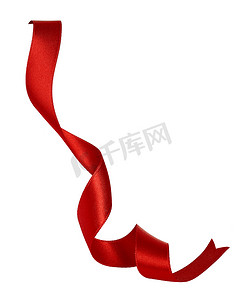 红丝带蝴蝶结装饰圣诞节情人节礼物生日