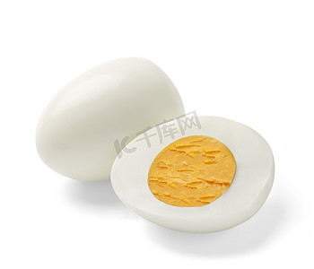 熟蛋黄摄影照片_鸡蛋食品煮早餐健康膳食黄色蛋白质白蛋黄饮食新鲜煮熟的成分有机吃