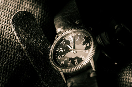 男士手表的老军事风格