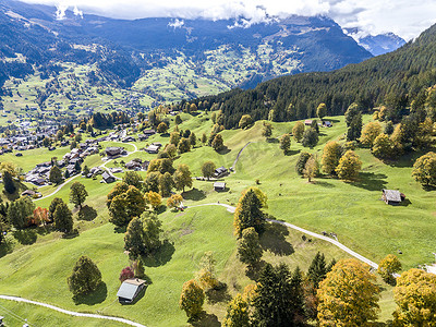 父爱如山素材摄影照片_令人惊叹的梦想，如瑞士高山风景