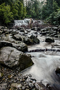 塔斯马尼亚中部地区的利菲瀑布