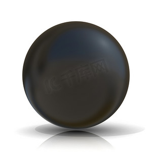 3D黑色球体