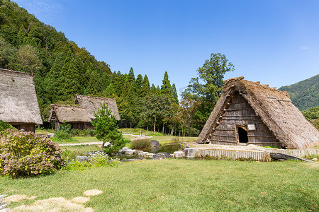 去日本旅游摄影照片_秋天的白河