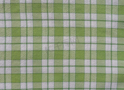 绿色格子桌布背景
