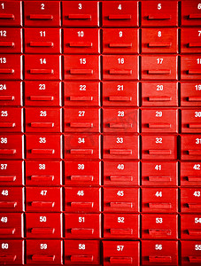 红色模块摄影照片_编号红色木箱