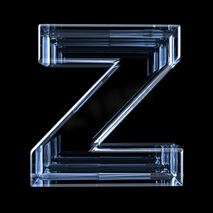 透明 X 射线字母 Z.3D