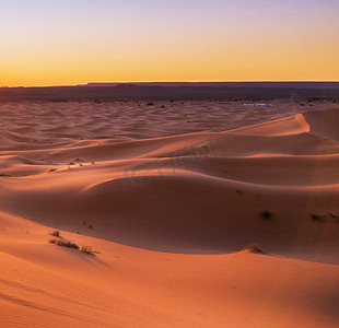 风景如画的撒哈拉沙漠，摩洛哥风景