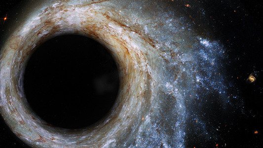 太空中的黑洞