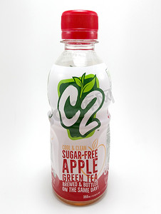 C2 cool and clean free sugar free apple green tea bottle in 马尼拉, P