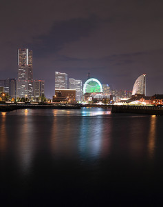 横滨市滨海湾夜景