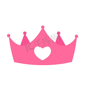 公主皇冠图标。