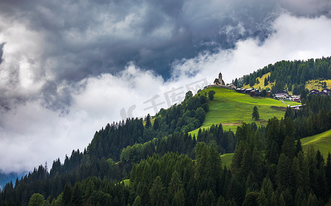 多洛米蒂国家公园（Dolomiti）的美景，著名的地方
