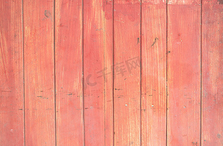红木板摄影照片_旧红木板，仿古风格的木材，没有钉子