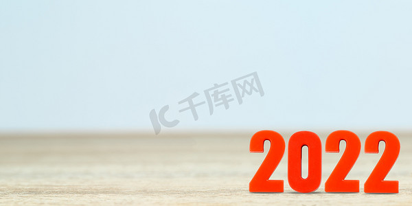 2022年红色塑料新年照片