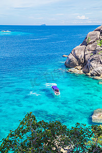 美丽，热带海滩，斯米兰群岛，安达曼海，泰国