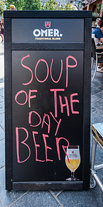 限时特供摄影照片_每日汤，啤酒，在比利时安特卫普。