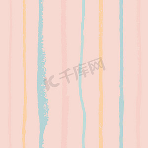 孟斯菲线条摄影照片_粉色无缝图案背景上的柔和色彩垂直纹理线条。