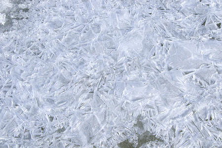 冰川背景摄影照片_冰纹理、背景和图案。