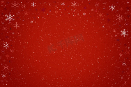 抽象红色圣诞冬季背景