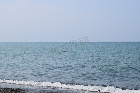 Marina di Cecina，Maremma，托斯卡纳，意大利，欧洲的海滩和大海