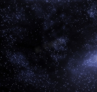 星星和星系空间星空夜晚背景。