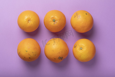 六种健康、丑陋和有缺陷的时令橙子