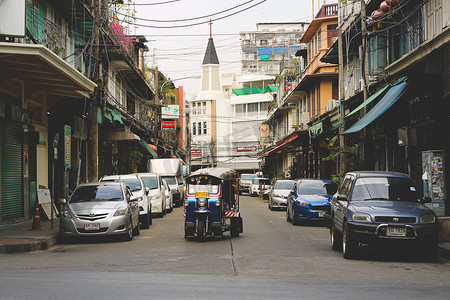 曼谷唐人街（耀华力路）空荡荡的小巷