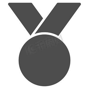 竞争与成功双色图标集的陆军奖章图标
