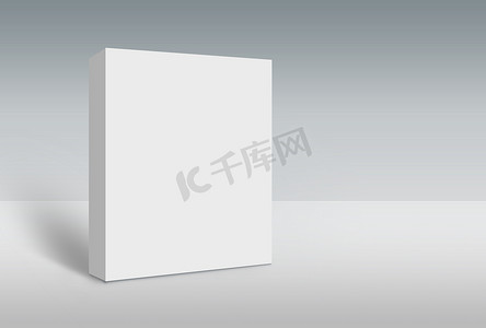 地面模型模板上的 3D 白盒可供您的设计公司使用