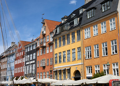 老尼黑文港，丹麦哥本哈根著名的地方。