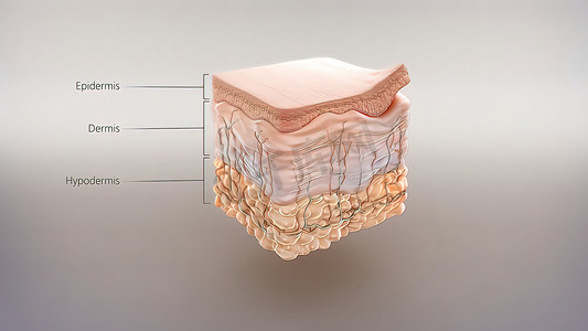 皮肤的解剖结构