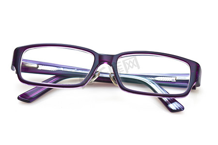 一副紫色眼镜