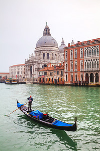 致敬摄影照片_贡多拉在威尼斯，意大利