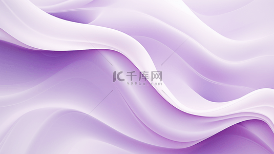 渐变流体紫色背景图片_Wave白色背景渐变极简主义