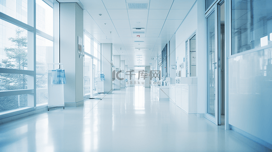 医院房间背景图片_抽象的黑白明亮模糊光斑。