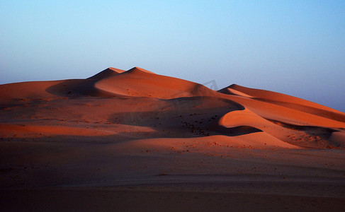 风景如画的撒哈拉沙漠景观