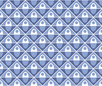几何立体形状摄影照片_抽象蓝色几何纺织图案