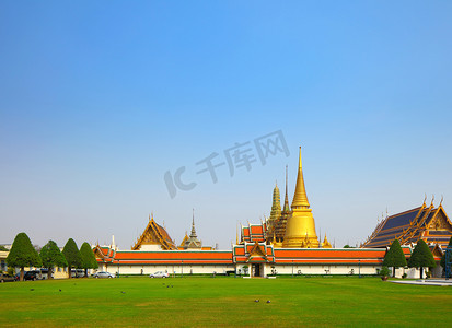 玉佛寺，大皇宫在泰国