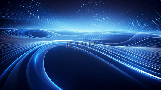 网格图案背景背景图片_蓝色商务科技大气曲面背景