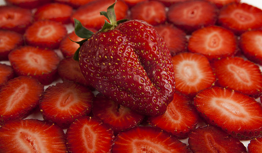 草莓 心形草莓片