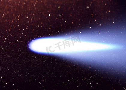 海尔波普彗星在夜空中