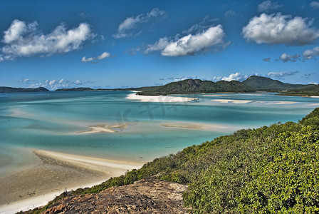 澳大利亚波浪石摄影照片_澳大利亚圣灵群岛国家公园