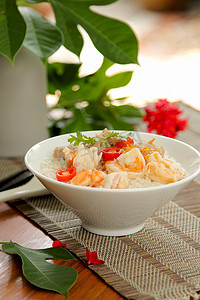 虾肉碎米汤