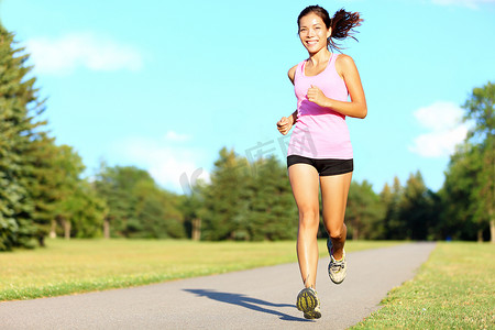 运动健身女人跑步