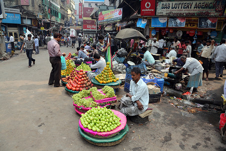 加尔各答水果市场