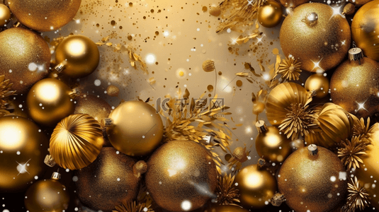 派对活动背景图片_2020年新年快乐插画，金色数字和落下的彩带在黑色背景上。