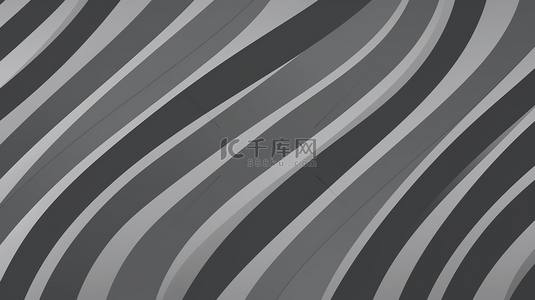 抽象的灰白色波浪和线条图案，可用于灵感、模板背景纹理。
