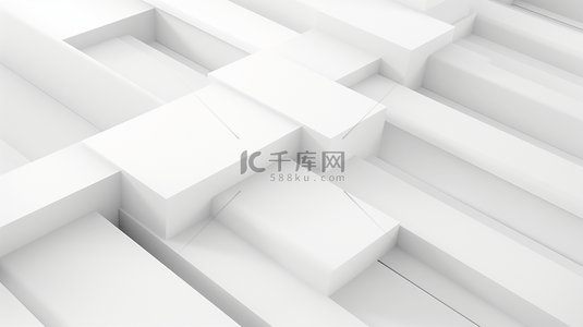 线条简洁背景背景图片_白色未来主义建筑线条纹理质感，3D渲染。