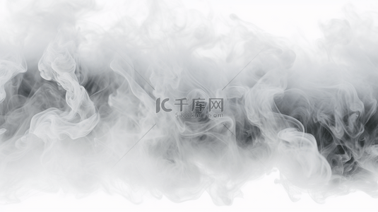 烟雾抽象背景图片_密集蓬松的白烟和雾在透明的PNG背景上，抽象烟云运动模糊不清，机器吹出的干冰飞舞在空气中，产生飘散效果，呈现出纹理。